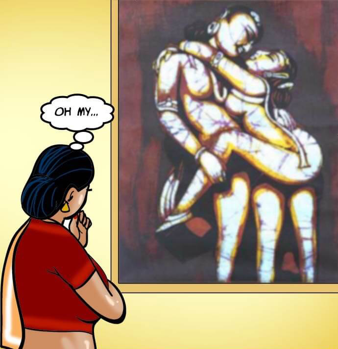Porn Art India - Lonely Indian Milf Gets Turned On By Erotic Art - HQPornColor.com
