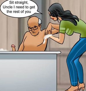 Elderly man lusts after his busty niece