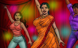 Chesty Indian women bust a move