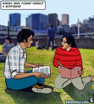 Young, Indian college girl gets a boyfriend