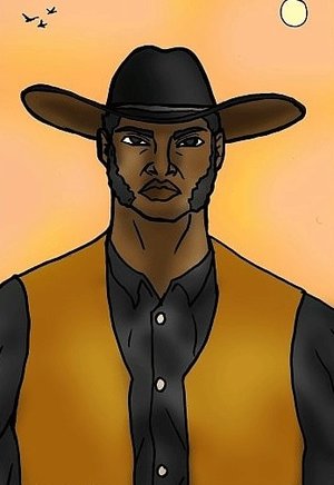 Black cowboy makes his presence known