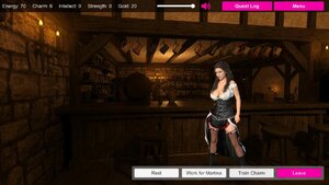 Hot action on 3D sex game