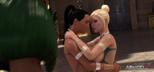 Egyptian 3d princess fucked by shemale