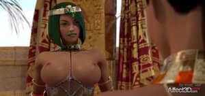 Egyptian 3d princess fucked by shemale