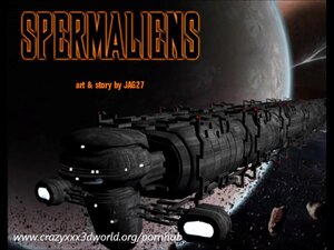 Crew has emergency landing on spermaliens planet