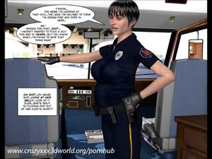 Saggy tits cop has quickie