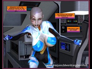 Sex androids dick gets bigger in wet pussy
