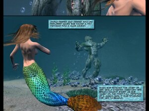 Mermaid wants to fuck human and turns into real girl