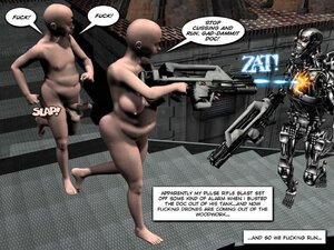 Bald bitches destroy robot trying to use their cunts