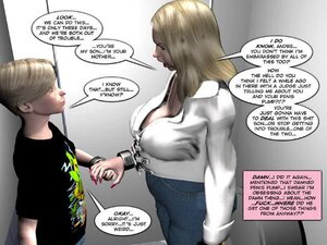 Blonde bitch takes cumshot on boobs