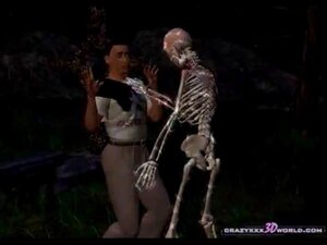 Young couple gets fucked hard by ghouls at the cemetery