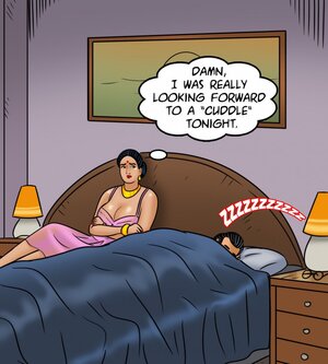 Busty Indian MILF masturbates in bed while husband is sleeping