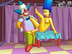 Adult comics cartoon. Simpsons porn insanity.